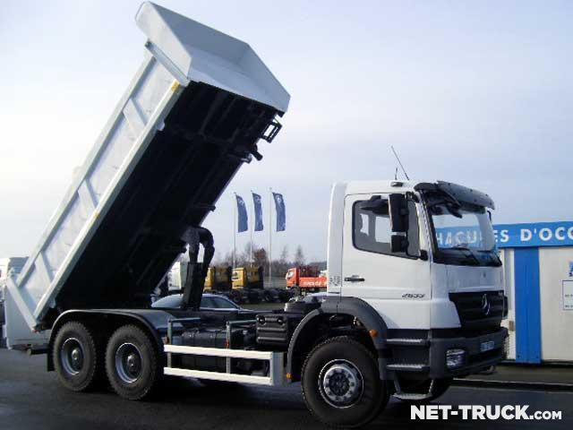 Camion benne > Porteur benne 6X6 > Mercedes > .