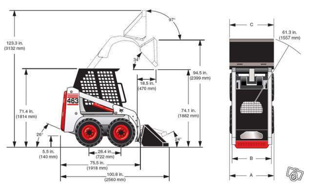 Chargeuse > Chargeuse compacte sur pneus > Bobcat > 364