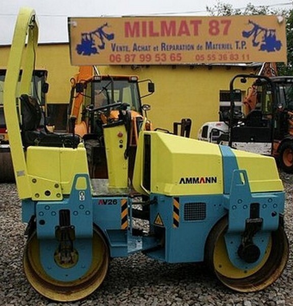 Compacteur > Compacteur vibrant &agrave; conducteur port&eacute; tandem automoteur > Ammann > AV 28 