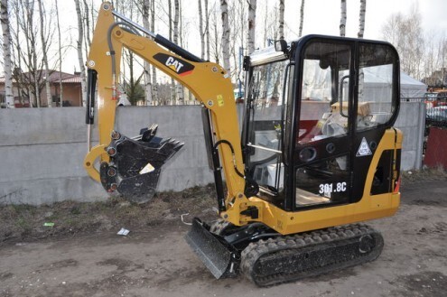 Mini-pelle hydraulique <5T > Mini-pelle hydraulique sur chenilles > Caterpillar > 301.8 C