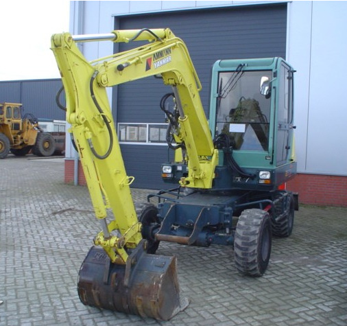Mini-pelle hydraulique <5T > Mini-pelle hydraulique sur pneus > Yanmar > BW 55