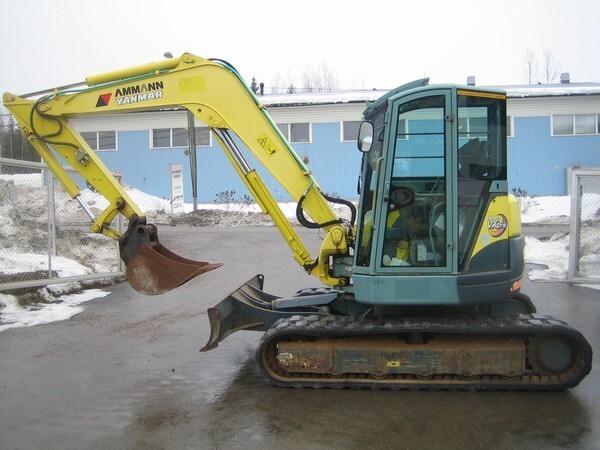 Mini-pelle hydraulique <5T > Mini-pelle hydraulique sur pneus > Yanmar > Vio 75