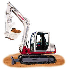Pelle hydraulique > Pelle hydraulique sur chenilles > Takeuchi > 8T