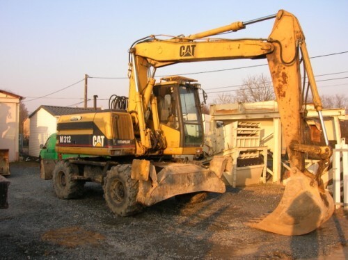 Pelle hydraulique > Pelle hydraulique sur pneus > Caterpillar > M 312