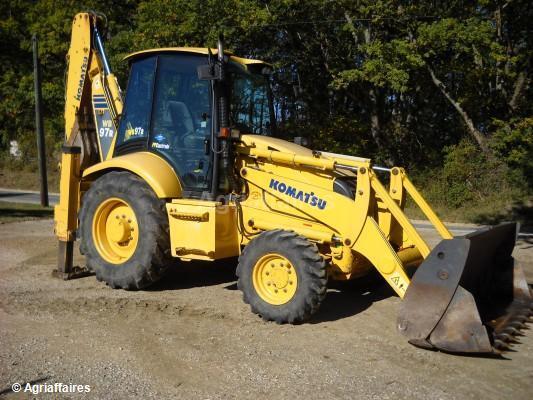 Tractopelle > Tractopelle 4x roues motrices > Komatsu > W97 Tractopelle > Tractopelle 4x roues motrices > Komatsu > W97