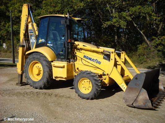 Tractopelle > Tractopelle 4x roues motrices > Komatsu > W97