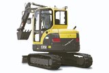 Mini-pelle hydraulique sur chenilles Volvo ECR 58