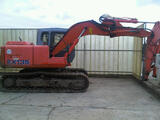 Pelle hydraulique sur chenilles Fiat Hitachi .