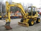 Pelle hydraulique sur pneus Komatsu PW 75