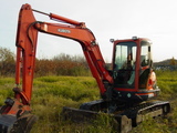 Mini-pelle hydraulique sur chenilles Kubota KX 161A