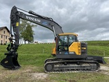 Pelle hydraulique sur chenilles Volvo ecr235el