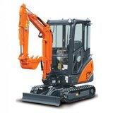 Mini-pelle hydraulique sur chenilles Hitachi ZX 18