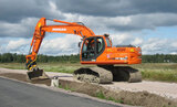 Pelle hydraulique sur chenilles Doosan 180