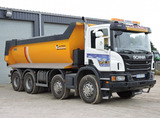 Camion benne PL Scania 8X4