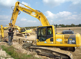 Pelle hydraulique sur chenilles Komatsu PC 210 LC