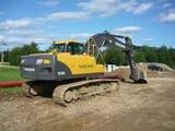 Pelle hydraulique sur chenilles Volvo 210 CL 