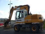 Pelle hydraulique sur pneus Liebherr A 316