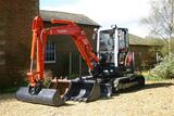 Mini-pelle hydraulique sur chenilles Kubota 4.5 T
