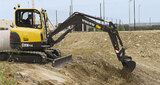 Mini-pelle hydraulique sur chenilles Volvo ECR58